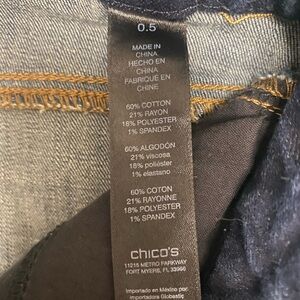 Chico's Dark Blue Jeans
